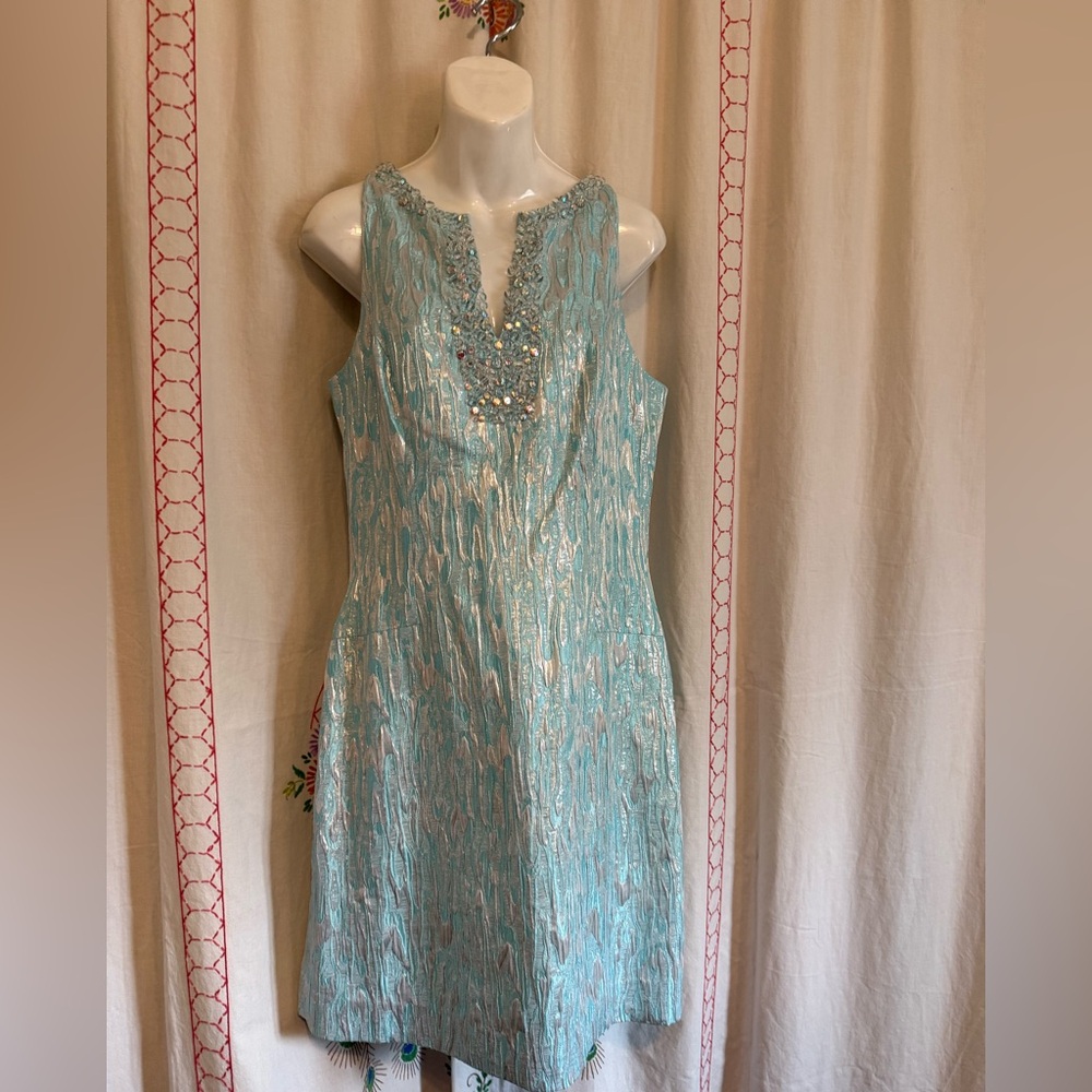 Lilly Pulitzer iridescent beaded dress